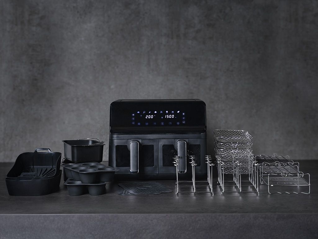 Onyx Cookware Doppelte Heissluftfritteuse Spezial Onyx Cookware Doppelte Heissluftfritteuse Spezial von Onyx Cookware