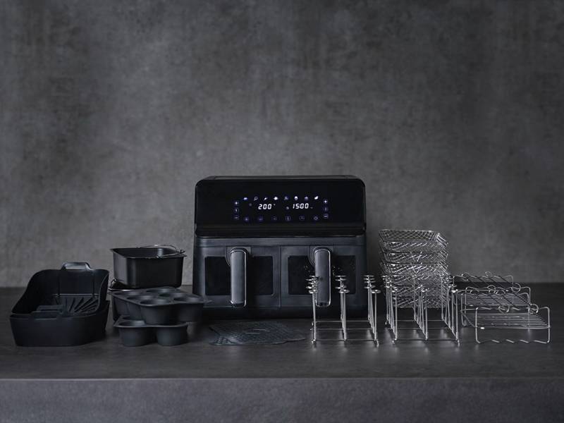 Onyx Cookware Doppelte Heissluftfritteuse Spezial Onyx Cookware Doppelte Heissluftfritteuse Spezial von Onyx Cookware
