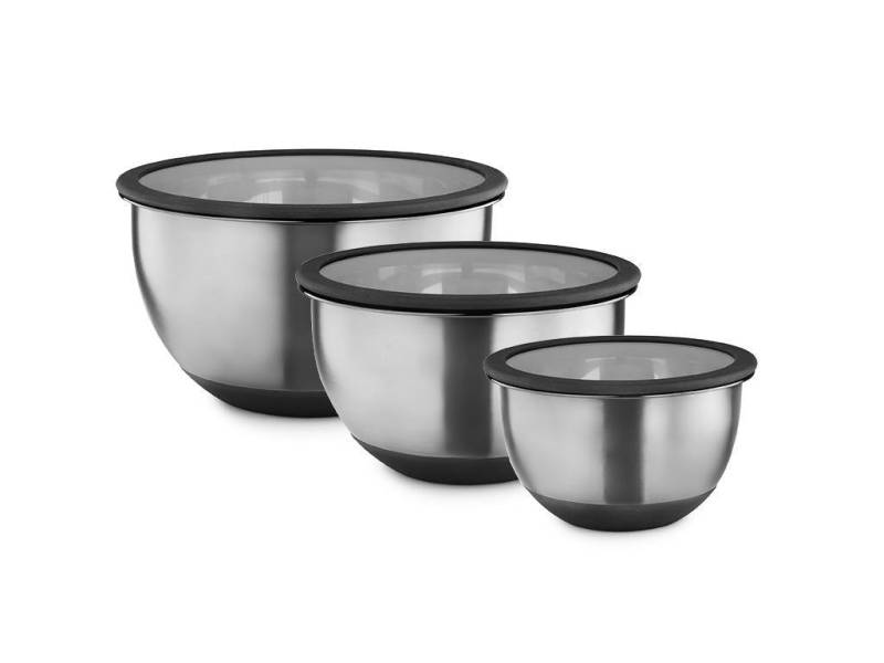 Onyx Cookware Edelstahl-rührschüsseln 3 Stück Onyx Cookware Edelstahl-rührschüsseln 3 Stück von Onyx Cookware