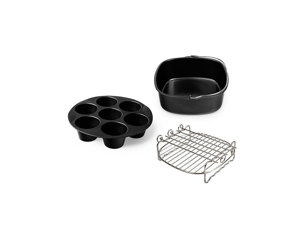 Onyx Cookware Heissluftfritteuse Zubehör 3-packung - 4l Onyx Cookware Heissluftfritteuse Zubehör 3-packung - 4l von Onyx Cookware