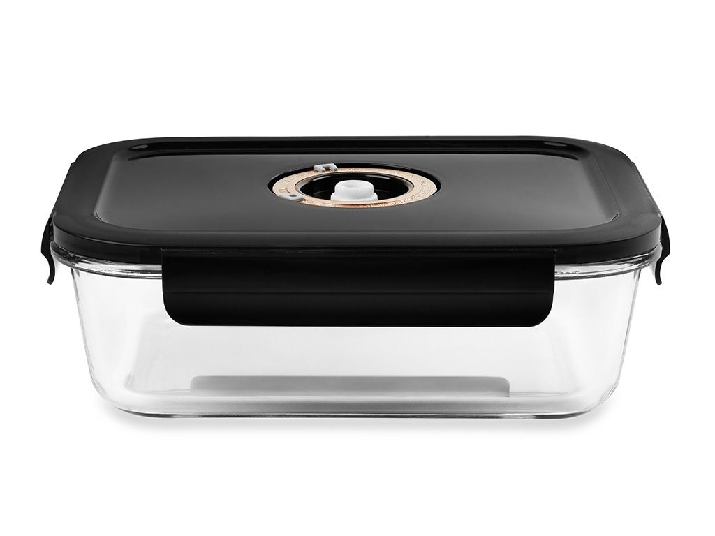 Onyx Cookware Rechteckiger Vacuum-glasbehälter – 1480ml Onyx Cookware Rechteckiger Vacuum-glasbehälter – 1480ml von Onyx Cookware