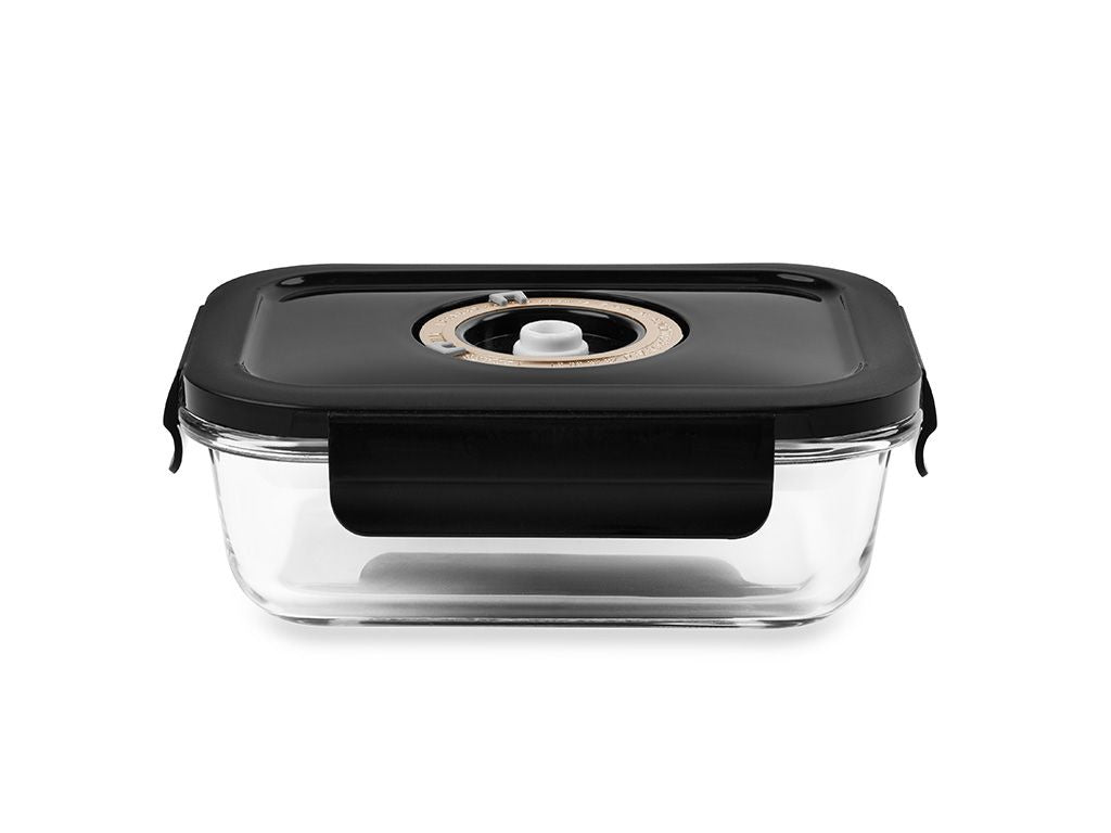 Onyx Cookware Rechteckiger Vacuum-glasbehälter – 630ml von Onyx Cookware