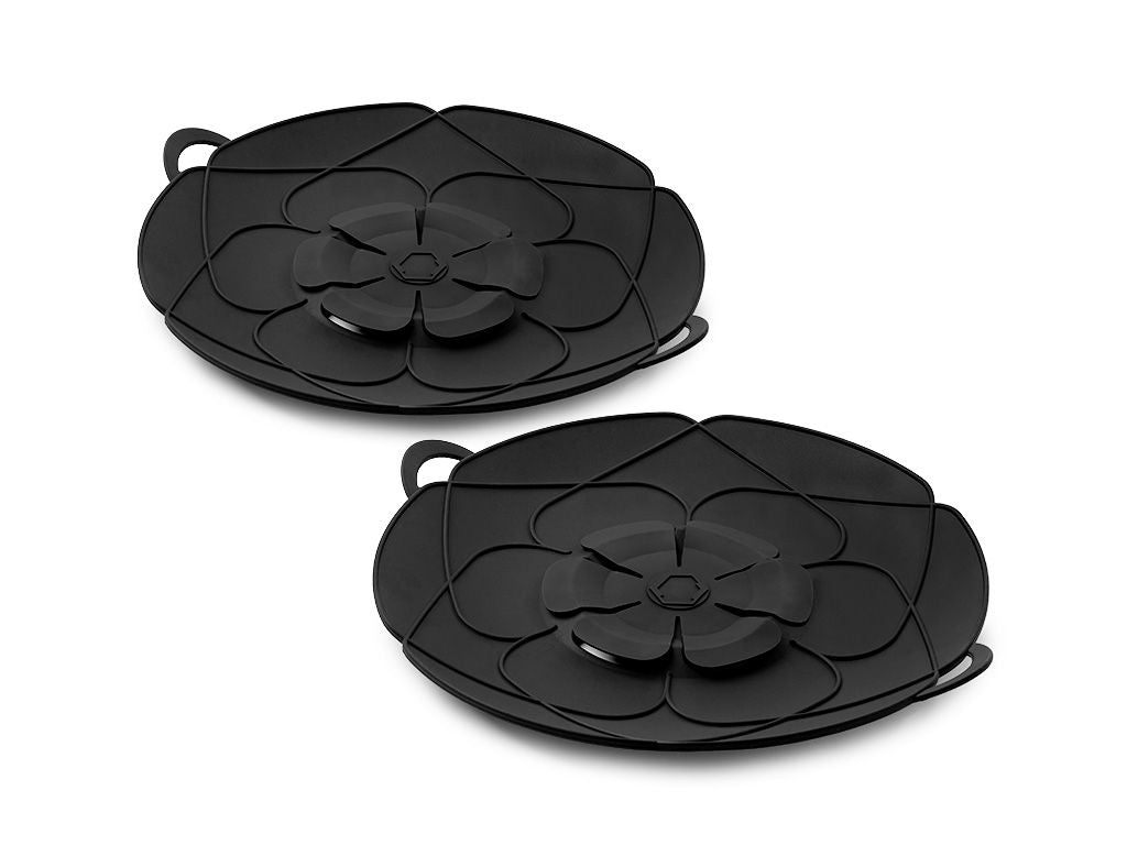 Onyx Cookware Silikon-anti-spill-deckel - 2-tlg Onyx Cookware Silikon-anti-spill-deckel - 2-tlg von Onyx Cookware