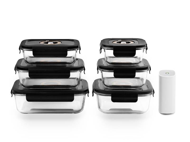 Onyx Cookware Vacuum-glasbehälter Mix-set – 6tlg von Onyx Cookware