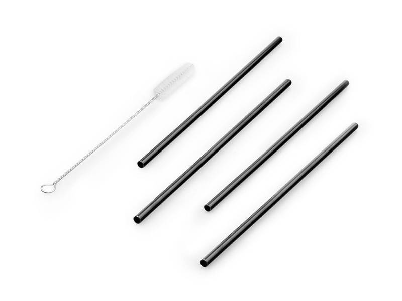 Onyx Cookware Wiederverwendbaren Stahl-trinkhalmen - Gerade von Onyx Cookware