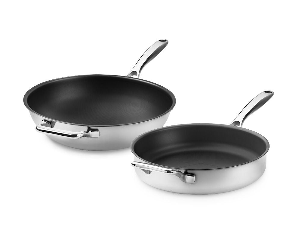 Onyx Cookware Zero – Natürlich Antihaft Wok+sautier-set – 2 Teile Onyx Cookware Zero – Natürlich Antihaft Wok+sautier-set – 2 Teile von Onyx Cookware