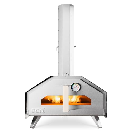 Ooni Pro 16 Multi-Brennstoff Pizzaofen – Outdoor Pizzaofen – Gas-/Holz-/Holzkohle-Pizzaofen – Gartenofen für Grillen, Kochen und Backen – Pizza Oven – Kocht Pizzen in nur 60 Sekunden von Ooni