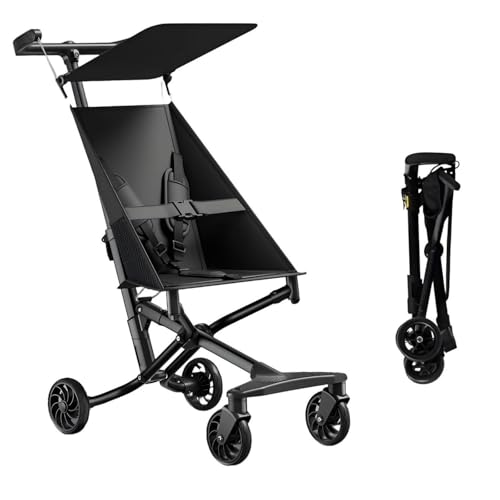 Opaeroo Leichtester Kinderwagen 2.8kg Einhand-Faltung in 1 Sekunde Kompakt für Flugzeug 0-6 Jahre Fluggepäcktauglich Verstellbarer Sonnenschutz Korb Black Opaeroo Leichtester Kinderwagen 2.8kg Einhand-Faltung in 1 Sekunde Kompakt für Flugzeug 0-6 Jahre Fluggepäcktauglich Verstellbarer Sonnenschutz Korb Black von Opaeroo