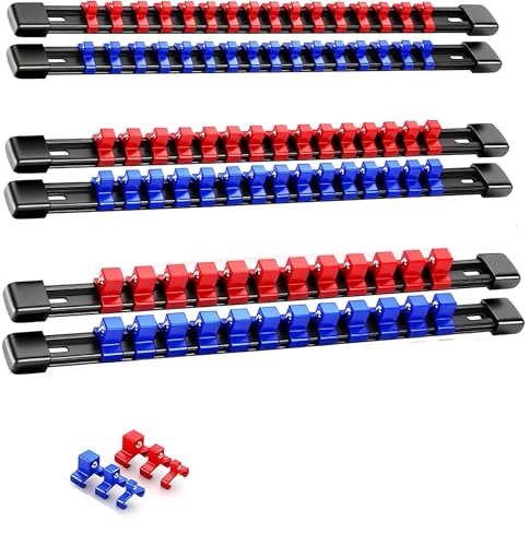 Steckdose-manager-halter-werkzeugkasten: 6 Stück Steckdose-halter 1/4 X 32,3/8 X 30,1/2 X 24,steckdose-manager-werkzeugkasten Mit Steckdose-etiketten 6pcs von Opaeroo
