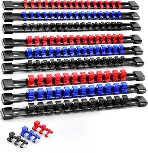 Steckdose-manager-halter-werkzeugkasten: 6 Stück Steckdose-halter 1/4 X 32,3/8 X 30,1/2 X 24,steckdose-manager-werkzeugkasten Mit Steckdose-etiketten 9pcs von Opaeroo