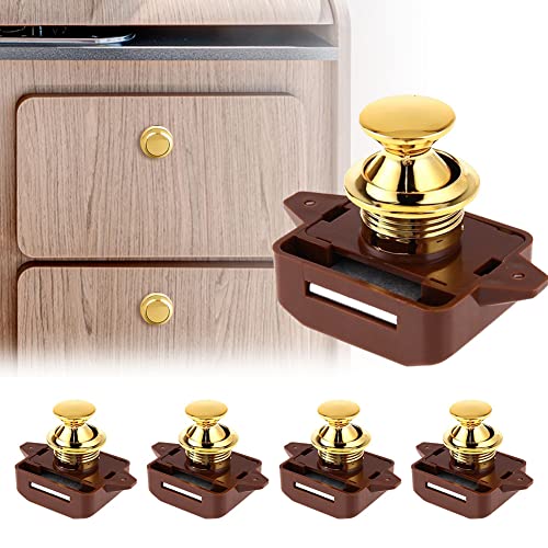 Opaltool 5 Stück Push Button Catch Door Lock Verriegelung Türschloss 15-20mm Keyless Metall Push Button Lock Taste Catch Lock für Caravan Van Yacht Wohnmobil Türschrank Opaltool 5 Stück Push Button Catch Door Lock Verriegelung Türschloss 15-20mm Keyless Metall Push Button Lock Taste Catch Lock für Caravan Van Yacht Wohnmobil Türschrank von Opaltool