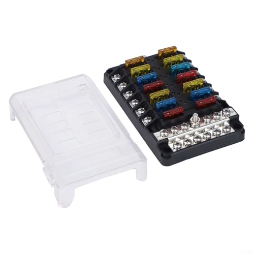 12 V Sicherungskasten mit Kontrollleuchte, 24 Sicherungen für den Einsatz in Autos, Booten und Bussen 12 V Sicherungskasten mit Kontrollleuchte, 24 Sicherungen für den Einsatz in Autos, Booten und Bussen von Opatiny