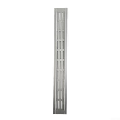 50 mm Aluminium-Legierung Lüftungsgitter Abdeckung für Kleiderschrank Schränke und Badezimmertüren Rechteckige Lüftungsplatte beständig (50 x 400 mm) von Opatiny
