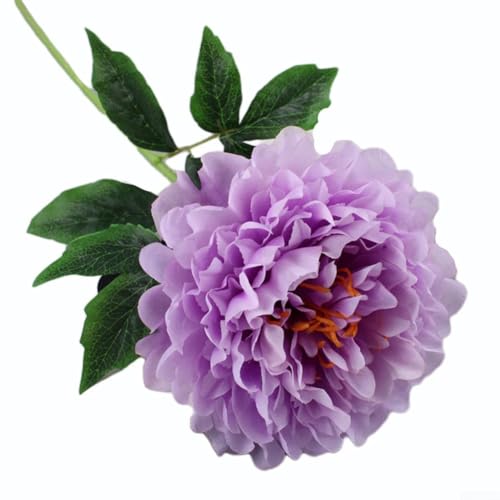 Atemberaubende künstliche Pfingstrosen, perfekt für Hochzeiten und Wohnzimmerdekoration (hellviolett) von Opatiny