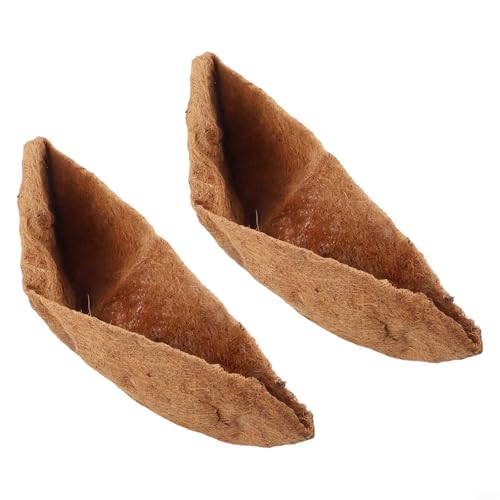 Atmungsaktive Kokosfaser-Hängekorb-Auskleidung für den Einsatz in der Gartenarbeit und Blumenausstellung, fördert die Luftzirkulation und Wasserableitung für gesundes Pflanzenwachstum (2 Stück) von Opatiny