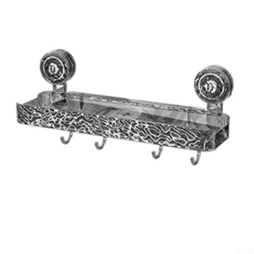 Aufbewahrungsregal aus PET-Material mit Saugnäpfen, ideal für die Aufbewahrung Ihrer Badutensilien von Opatiny