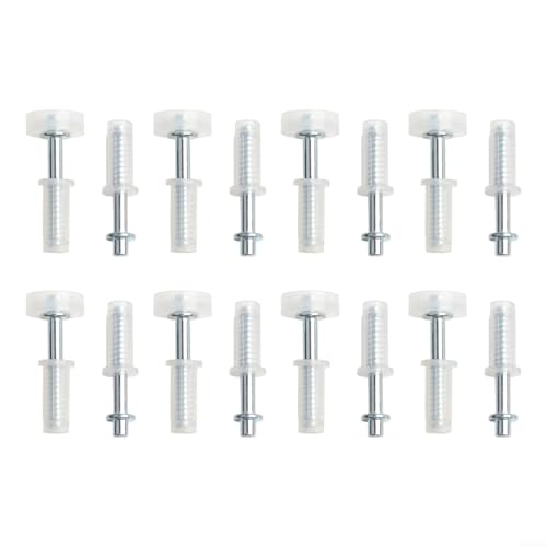 Bifold Door Hardware Kit for Folding and Accordion Doors Featuring Top Pivot and Plastic Guide Wheel to Quiet and Easy Door Movement (8PCS) von Opatiny