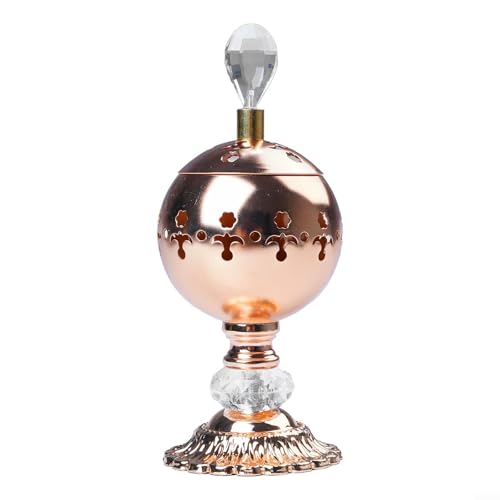 Dekorativer arabischer Bakhoor-Räuchergefäß aus Metall, Mabkhara-Räuchergefäß, Kerzenhalter für aromatischen Gebrauch zu Hause und im Büro, mit künstlerischem Design (Stil 6) von Opatiny