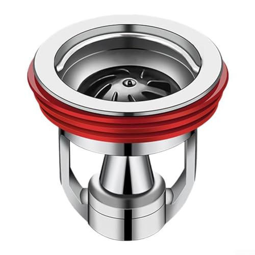 Duschablauf mit Schnellentwässerung, mit Rückfluss-Mechanismus für eine saubere Umgebung (Silber) von Opatiny