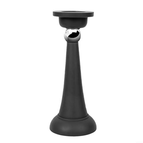 Easy Wall and Floor Mounted Silicone Door Stop with Magnetic Control Mode (Black Long) von Opatiny