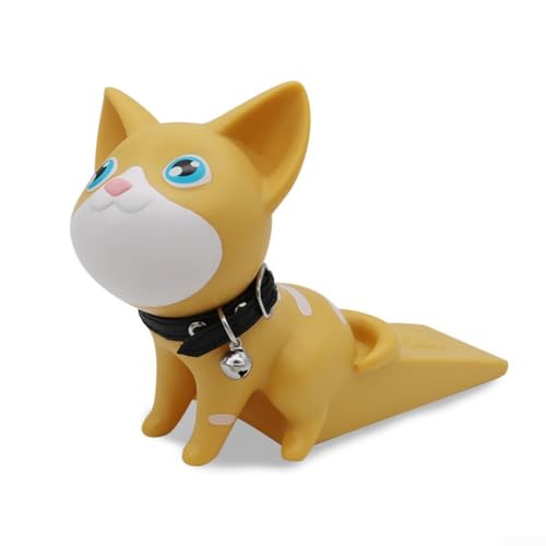 Einfach zu bedienender Katzen-Türstopper mit Glocke, für den täglichen Gebrauch zu Hause (D) von Opatiny