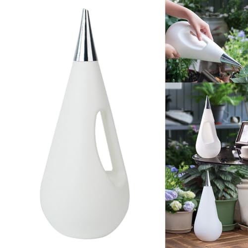 Einzigartiger Stil trifft Funktionalität. Die elegante luftdruckbetriebene Gießkanne in einer unverwechselbaren Wassertropfenform von Opatiny