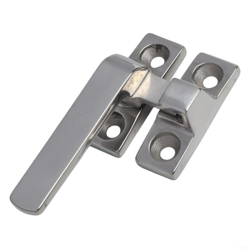 Eleganter Schlossgriff für Flügelladen, hergestellt aus 304 Edelstahl, um die Sicherheit Ihrer Tür zu verbessern (klein links) von Opatiny