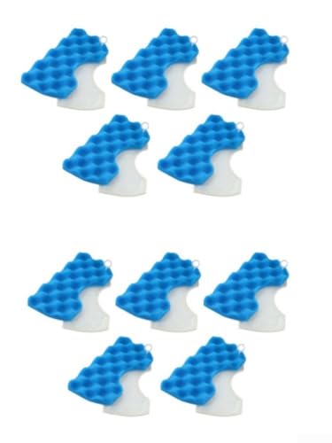 Ersatzfilter Baumwolle in Blau Schwamm für Samsung SC43 SC44 SC45 SC47 Optionen für 5 oder 10 Stück (2) von Opatiny