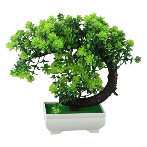 Exquisiter Halbmond-Bonsai-Rosenbaum, faszinierende Ergänzung zu Ihrer Dekoration (grün) von Opatiny