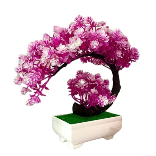 Exquisiter Halbmond-Bonsai-Rosenbaum, faszinierende Ergänzung zu Ihrer Dekoration (lila) von Opatiny