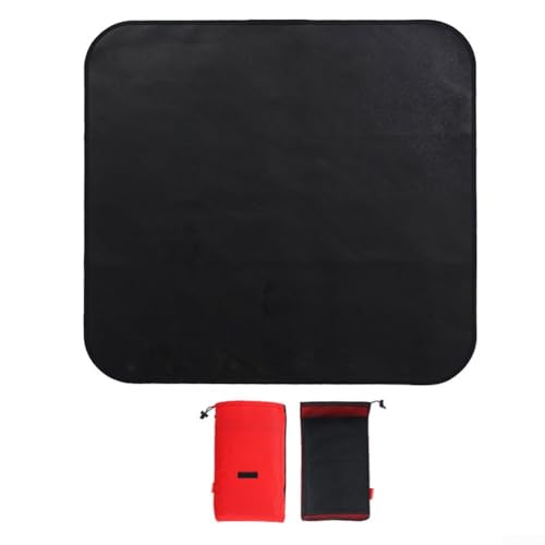 Feuerfeste hitzebeständige Matte für Camping, Picknick und Grillen, aus Silikon und Fiberglas (600 x 320 mm) von Opatiny