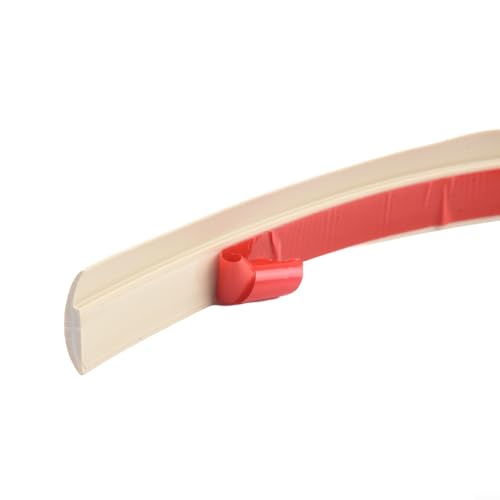 Flache PVC-Boden-Übergangsleiste 2 Meter lang für Laminat- und Vinylböden mit starker Rückseite für einfache Installation und zuverlässigen, langanhaltenden Schutz (gelbe Holzmaserung) von Opatiny