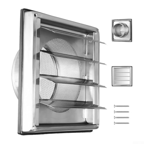 Funktioneller und 304 Edelstahl-Grill zum Schutz vor Insekten und Regen (100 mm) von Opatiny
