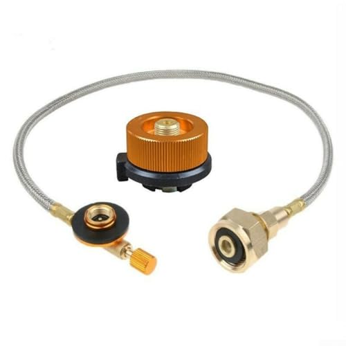 Gastankfüllkonverter für einfache Handhabung mit zuverlässigem Ventil für Outdoor-Aktivitäten (Schlauch) von Opatiny