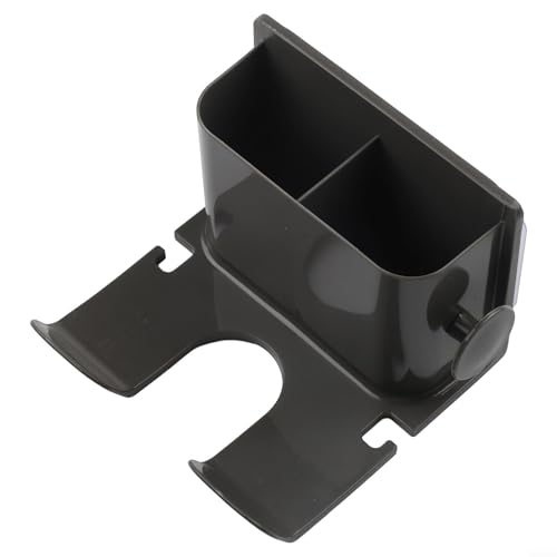 Haartrocknerhalter zur Wandmontage, platzsparendes Stanzdesign für Badezimmer (grau) von Opatiny