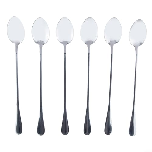 Haushalts-Set mit 6 Edelstahl-Löffeln für Mehrzweckgebrauch mit Eistee, Kaffee, Reis, Suppe, Chili, Eintopf und Dessert Haushalts-Set mit 6 Edelstahl-Löffeln für Mehrzweckgebrauch mit Eistee, Kaffee, Reis, Suppe, Chili, Eintopf und Dessert von Opatiny