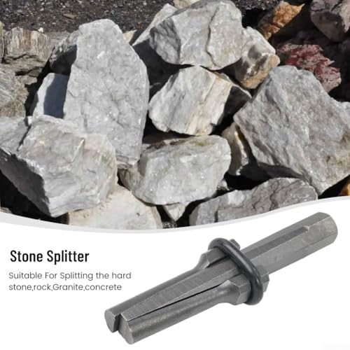 Heavy Duty 10 Set Keilscheiben 9/16 Zoll Metall Steinspalter für effiziente Fels- und Betonarbeiten Heavy Duty 10 Set Keilscheiben 9/16 Zoll Metall Steinspalter für effiziente Fels- und Betonarbeiten von Opatiny
