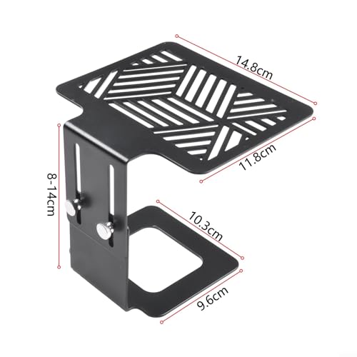 Höhenverstellbarer Kaffee-Wiegegestell, perfekt für Espresso-Brauen (schwarz) von Opatiny
