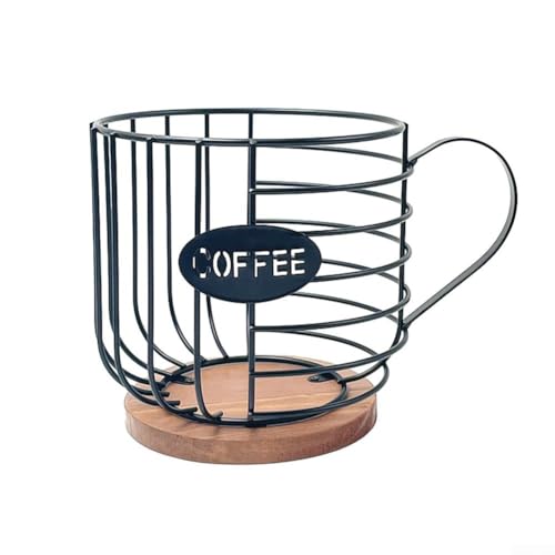 Kaffeebar-Organizer mit reichlich Platz für Kapseln und Filter, verbessern Sie Ihre Brauroutine (schwarz) von Opatiny