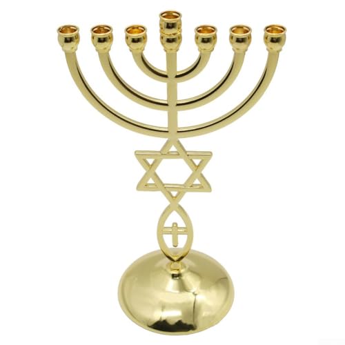 Kerzenhalter im eleganten Vintage-Design, perfekte Ergänzung zu Ihrem gedeckten Tisch (Gold) von Opatiny