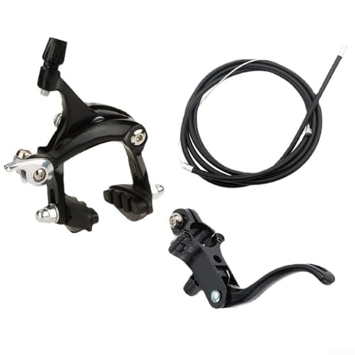 Klemme Typ C Bremsen-Set für Rennräder mit 22 2 mm Griff für einfache Installation (silbernes Hinterradbremssatz) von Opatiny