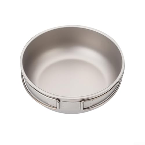 Kompakte und leichte Bratpfanne aus reinem Titan, ideal für Outdoor-Kochbegeisterte (700 ml) von Opatiny