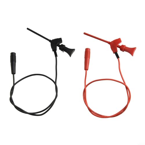 Kompakter IC-Hakentestclip mit 250 mm Leitungen und 2 mm Anschluss für einfache Schaltungsprüfung von Opatiny