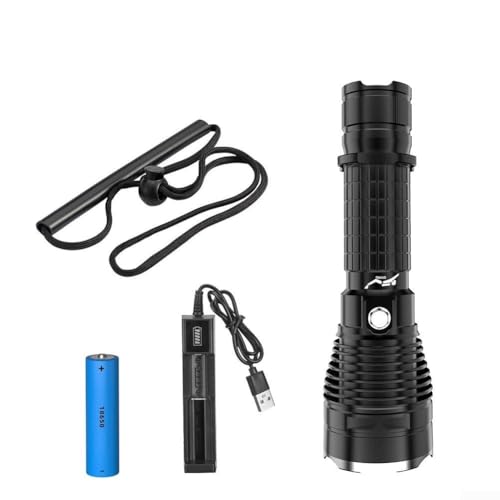 LED Tauchlampe P70, 4000 Lumen Wasserdicht Taschenlampe für Radfahrer und Outdoor Enthusiasten (B) von Opatiny