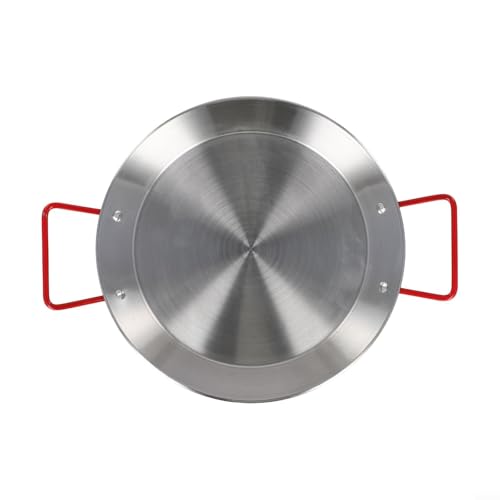 Mehrzweck-Paella-Pfanne, Servierplatte, Wok-Tablett, für den Einsatz in Häusern, Restaurants, Lebensmittelgeschäften und Catering-Services (28 cm) von Opatiny