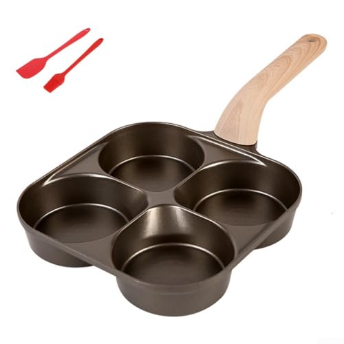 Müheloses Kochen mit Vier-Loch-Bratpfanne, perfekt für Eier, Burger und Rührbraten Müheloses Kochen mit Vier-Loch-Bratpfanne, perfekt für Eier, Burger und Rührbraten von Opatiny