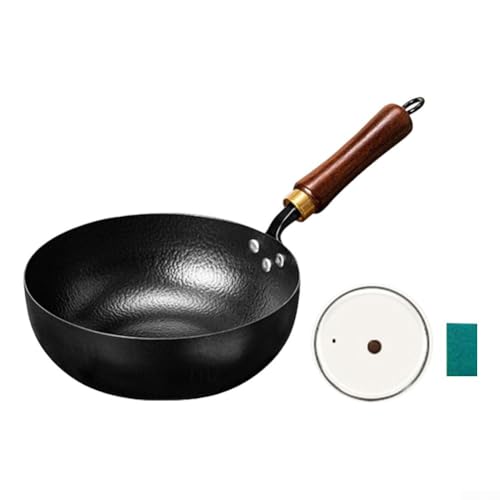 Nicht beschichteter gehämmerter Eisen-Kochtopf für Zuhause und Babynahrung, für verschiedene Kochmethoden (26 Rührtöpfe) von Opatiny