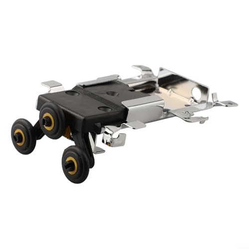 Old Wooden Door Sliding Pulley Roller with Side Mount, Nylon, Plastic and Iron Material for Cabinet and Wardrobe Sliding Door Applications (Upper round) von Opatiny