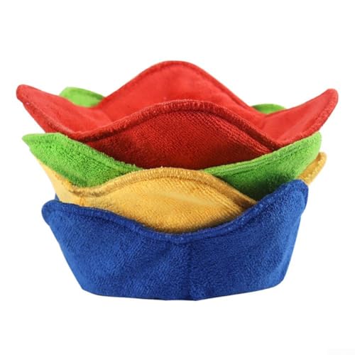Opatiny 4 Stück Schüssel Huggers Mikrowelle Gemütliche Halter Reversible Hot Bowl Schutz Küche Pads von Opatiny