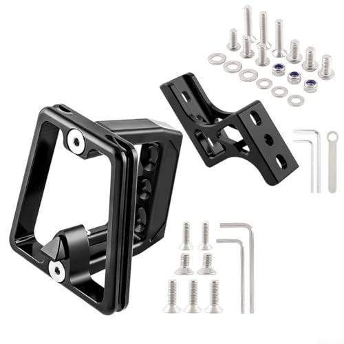 Opatiny Für Brompton faltbares Fahrrad-Fronthalterungs-Set mit 3 Löchern, Pignose Riser und Verlängerungshalterung, CNC-gefräste Aluminiumlegierung für verbesserte Fahrradbeleuchtung und Opatiny Für Brompton faltbares Fahrrad-Fronthalterungs-Set mit 3 Löchern, Pignose Riser und Verlängerungshalterung, CNC-gefräste Aluminiumlegierung für verbesserte Fahrradbeleuchtung und von Opatiny